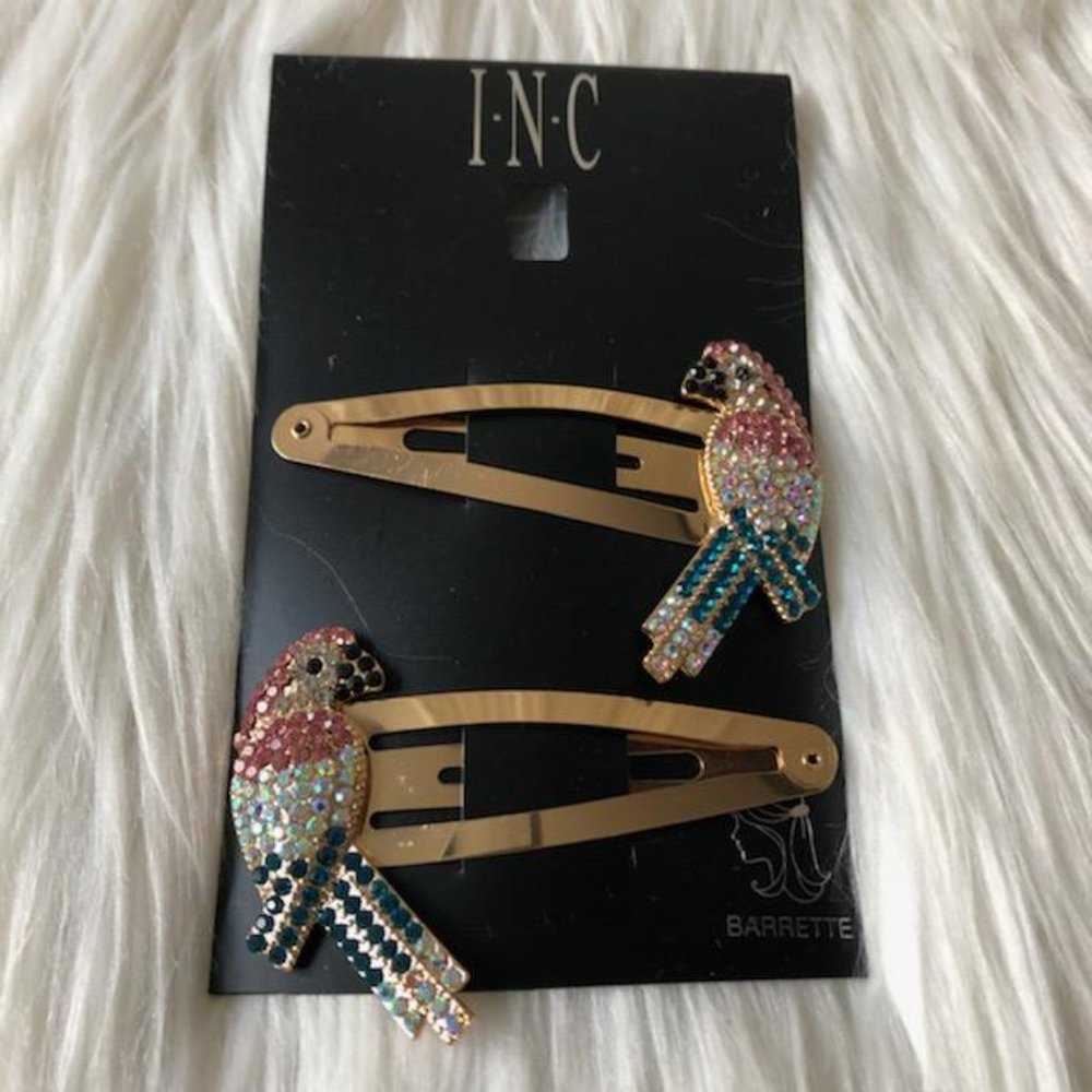 INC Parrot Hair Clip Set